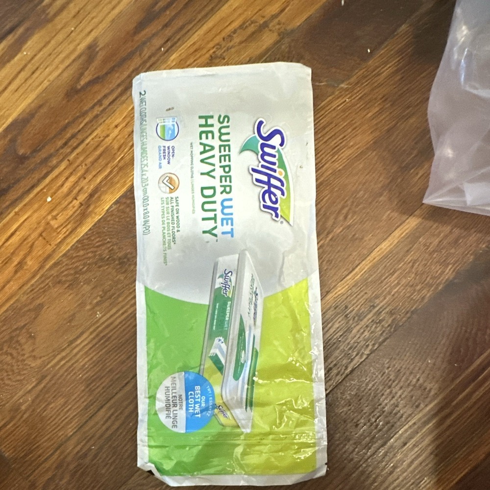 Swiffer Sweeper Wet Heavy Duty Mop Refill Pads, Open Window Fresh, 2 Count